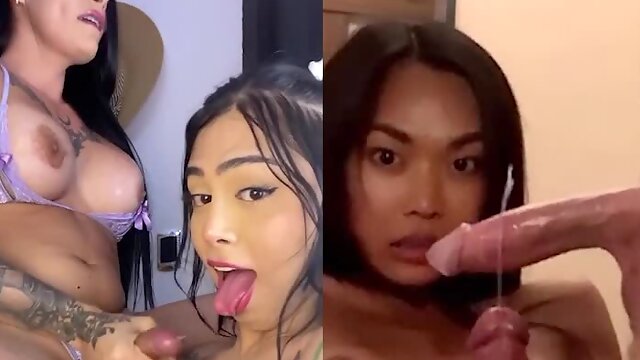 Abspritzen Zusammenstellung, Cumshot Compilation, Transen