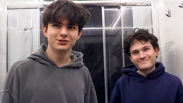 Two twinks almost fighting over his big fucking load