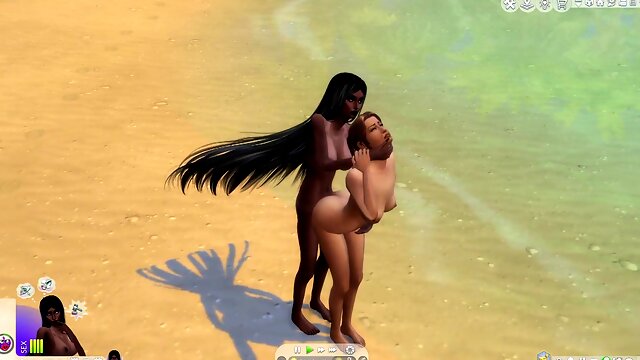 Sims four futa shemale bitches tropical butt sex intercourse