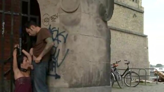 Gagged bound Euro slave fingered