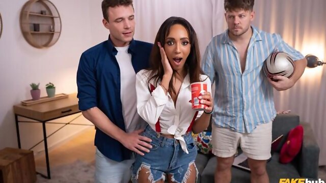 Horny Luna Blackxs cowgirl action