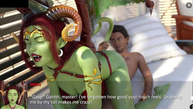 The Spellbook Succubus Sex and Fisting - Animated Porn Game