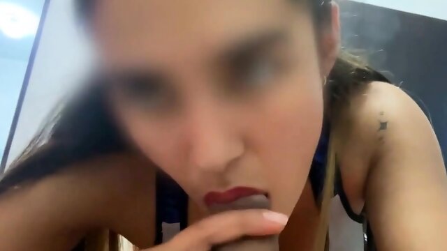 Yoga Pants Babe Makes Her Slave Worship Her