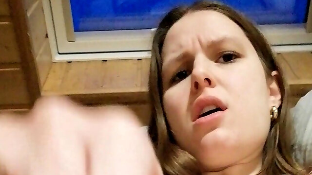 Fingering My Tight Pussy Until She Is Dripping Wet