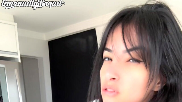 Sexy Latina Brunette Dancing in Tiny Bikini