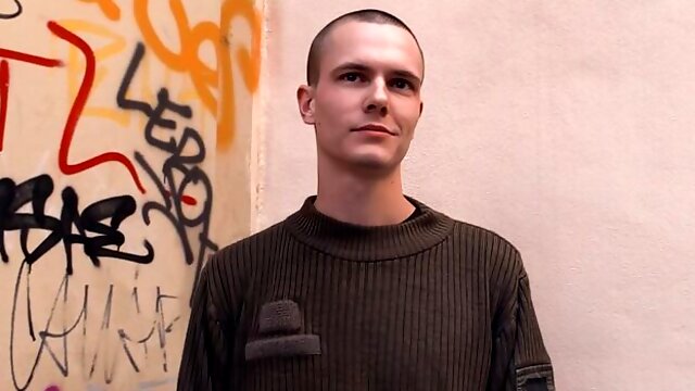 Pounding a big-balled twink in a hot POV movie