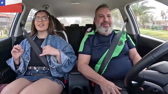 Model Infinitha Hitchhiked In Santiago, Chile And Sucked On The Town Streets