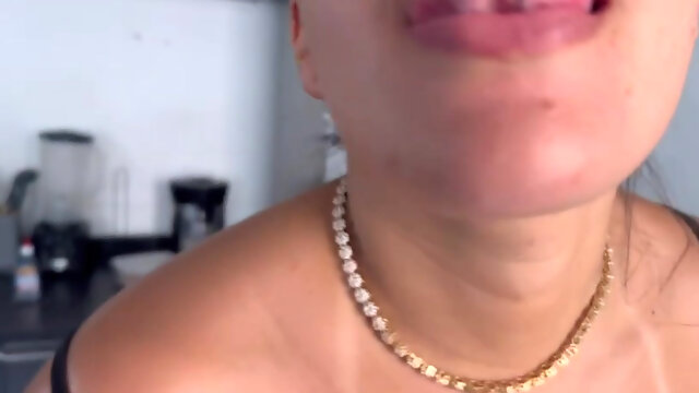 I Went to Cook for My Friend and Ended up Giving It to Him on the Kitchen Table I Came a Lot of Squirt on Top of Him