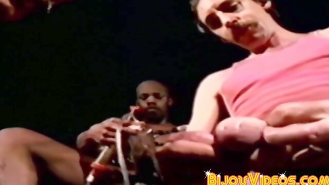 Black Man Inserts His Bbc Deep Inside The Mouth Of His Man