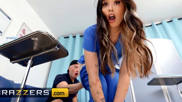 Top-notch nurses with round booties please gifted patient in surreal trio