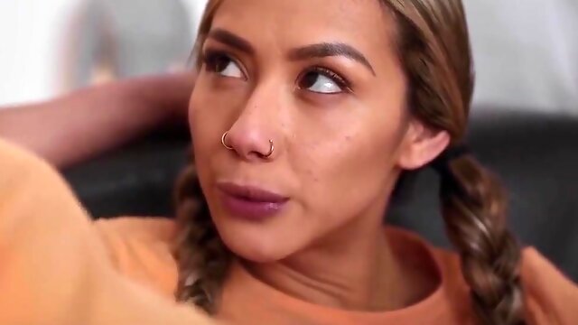 Shemale And Girl, Creampie, Surprise