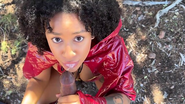 Ebony Red Riding Hood Creampied By Big Bad BBC