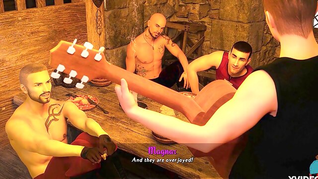 BEING A DIK #103 • Two hotties grinding their cabooses on a ample cock