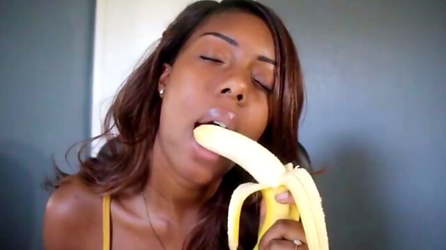 Banana pov blowjob: Big Tits, Amateur  Babe Porn