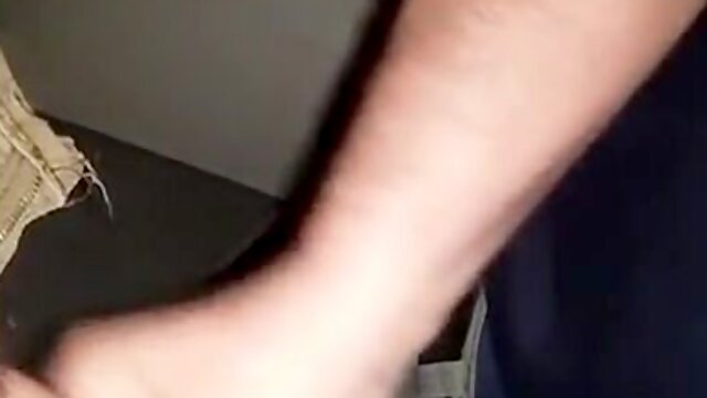 Mutual Wank Off in a Lovemaking Supermarket Movie Booth: Huge Jism Shot