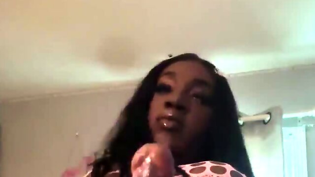 Ebony Shemale Solo, Big Cock, Masturbation, Amateur, Cumshot