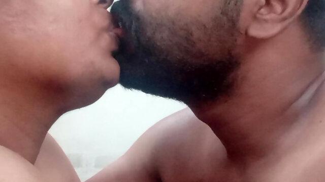 Hot Stepmother Liplock and Spitting in Mouth