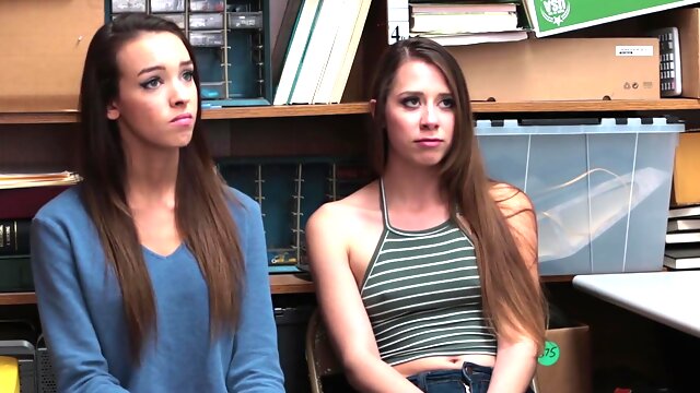 Brunettes Zoey & Charity seduce co-worker Arthur in a steamy office threesome