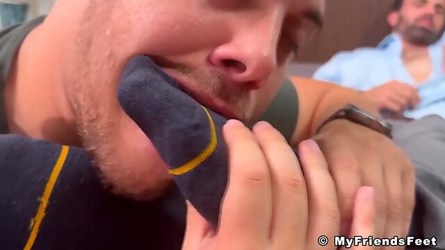 MyFriendsFeet: Business Talk Turns Into Sensual Foot Worship Tease Session: Porn