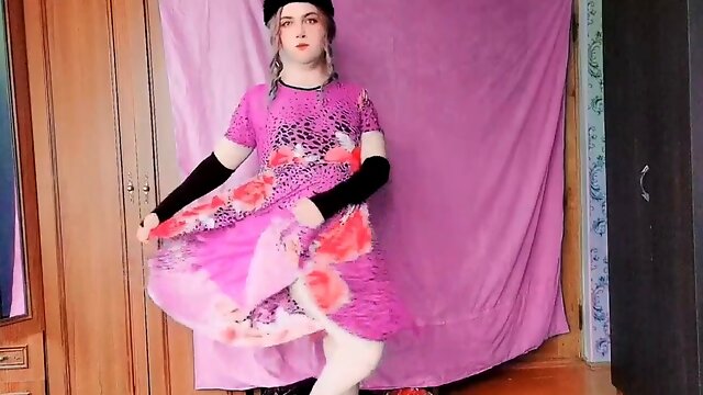 Stellar Sissy frolicking super-naughty With Perfect Booty And Smile