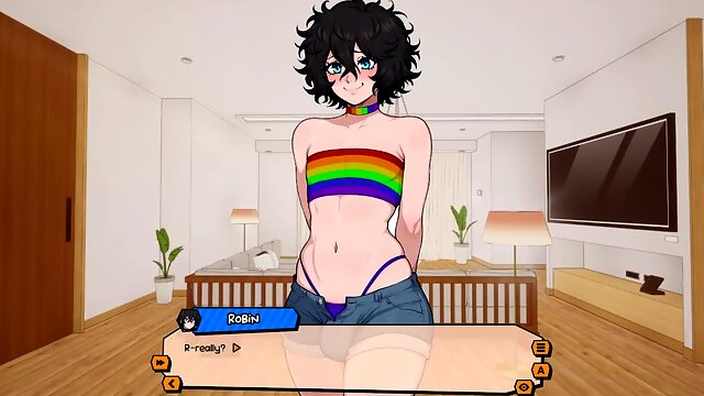 Cum In Mouth, Big Cock, Shemale, Blowjob, Femboy, Sissy