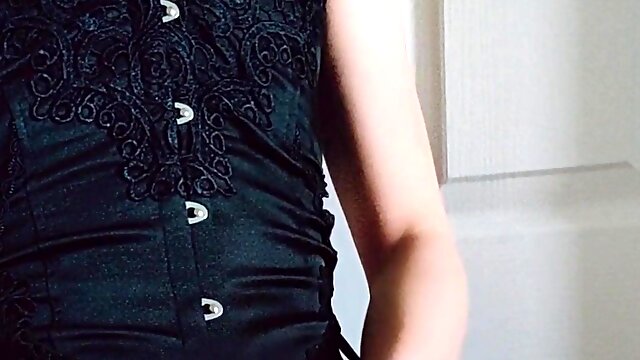 Crossdresser, Cumshot, Femboy, Solo