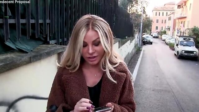 Exclusive - He accepts 1000 and gets his ass pounded by a hot Italian girl - English subtitles