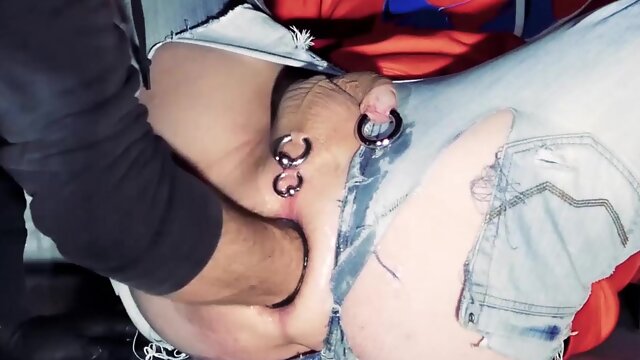 Axel ass glows super red from Punched93s hard fisting