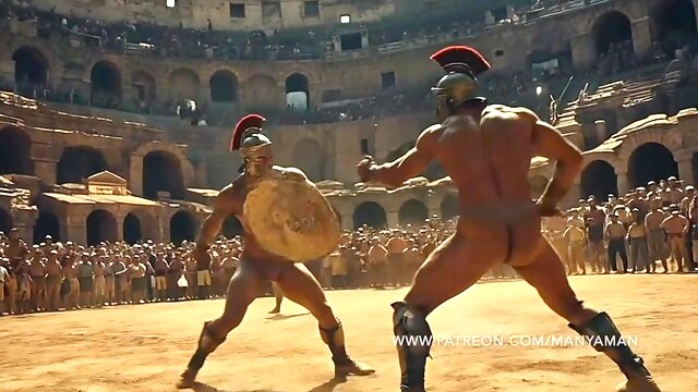 Gladiators Fuck And Suck by ManyAMan7
