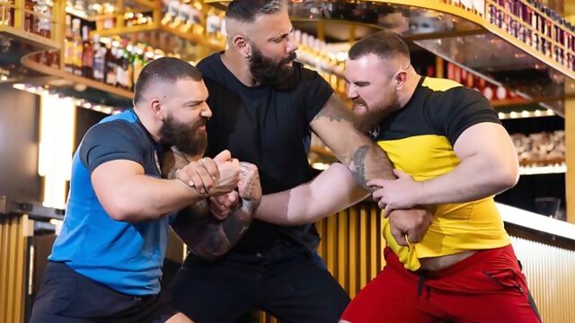 Alex Marte partakes in the latest bar fuck