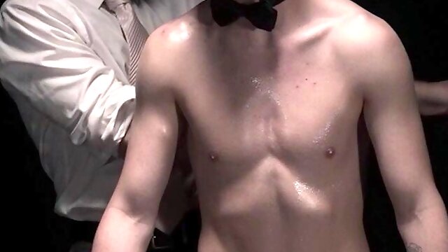 Sexy DILF auctions twink while banging him