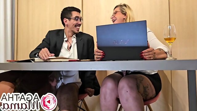 The Smell Of Ass Is In The Air, Sex In The Office From Under The Desk