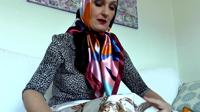 My Shiny Satin Scarves Will Turn You on! Lady Victoria Valente