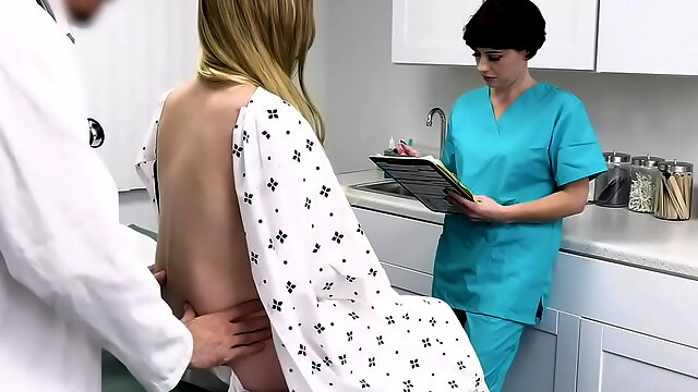 Perv And Nurse Take Advantage Of Teen Cutie Harlow West