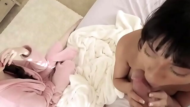 Pervert stepbro spreadeagle fuck Aryana Amatistas tight pussy so hard - step sex pie ob w