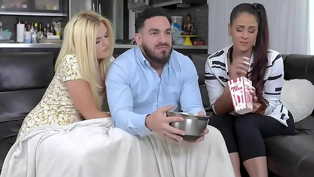 Slutty Stepsister (Nikki Sweet) Sucks And Fucks StepBrothers Dick