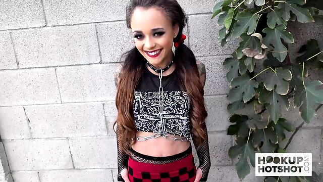 Goth Latina Holly Hendrixs Wild & Raw Backdoor Wrecking!