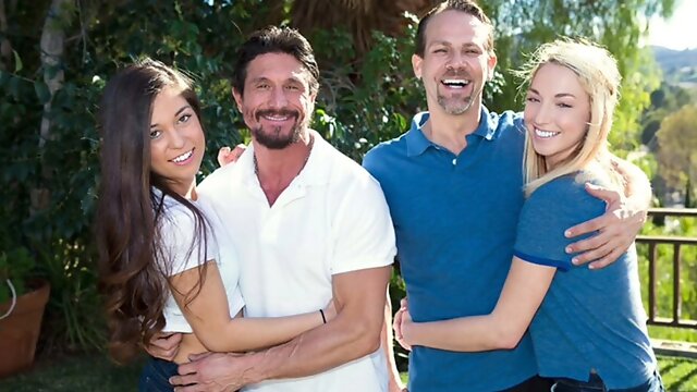 Daughter Swap - Bored Teen Stepdaughters Get A Little Naughty and Swap Stepdads