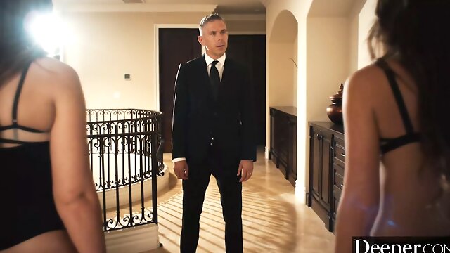 Deeper. Real Identical Twins Joey & Sami White Love to Share