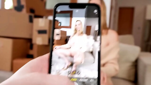 MomCreep - STEPSON helps mature MILF step mom Lilly James to sell all her clothing and she rewarded him