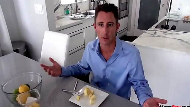 Stepmom Blows Stepson