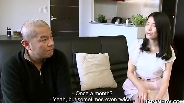 Milf Kana Aizawa fucks her s.’s friend