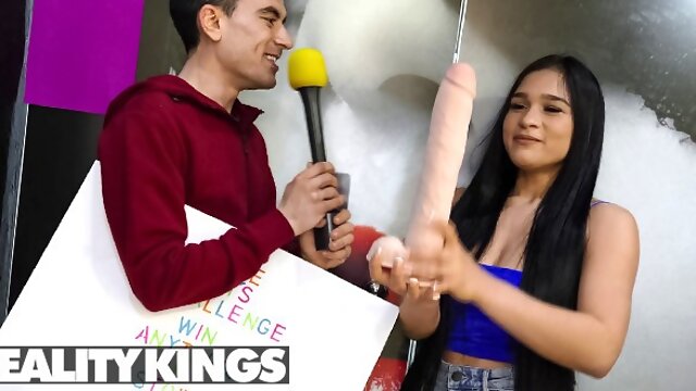 REALITY KINGS - Alexis Doll Asks Jordi To Fit A Huge Dildo In Her Ass Then Asks For The Real Thing