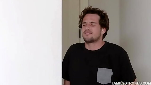 Tylers fucks his stepmom Crystal Rush aged pussy doggystyle!