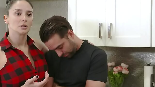 FamilyStrokes - Cute StepSis (Paisley Bennett) Eats Her StepBrothers Ass And Rides Him