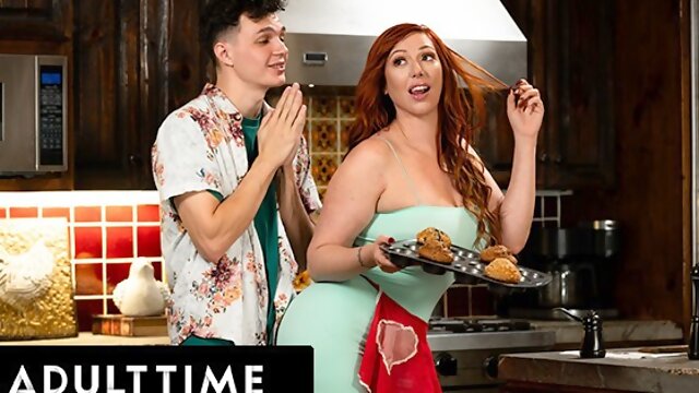 ADULT TIME - MILF Lauren Phillips LOVES Getting Fucked By Her Teen Stepsons Scrawny Best Friend