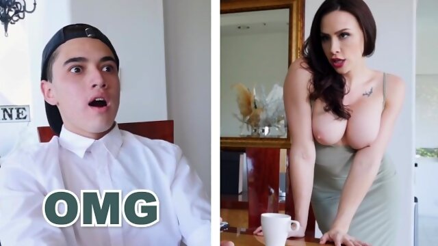 BANGBROS - Juan El Caballo Loco Fucks His Girlfriends Busty Stepmom Chanel Preston