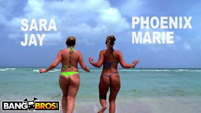 BANGBROS - PAWG Pornstars Sara Jay and Phoenix Marie Get Their Big Asses Hammered