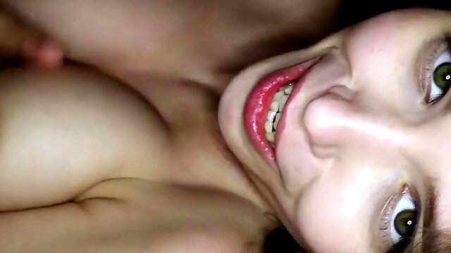 POV masturbation from the young beauty Mila Azul