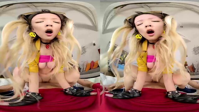 Lulu Chu As X-MEN JUBILEE Showing Her Super Powers